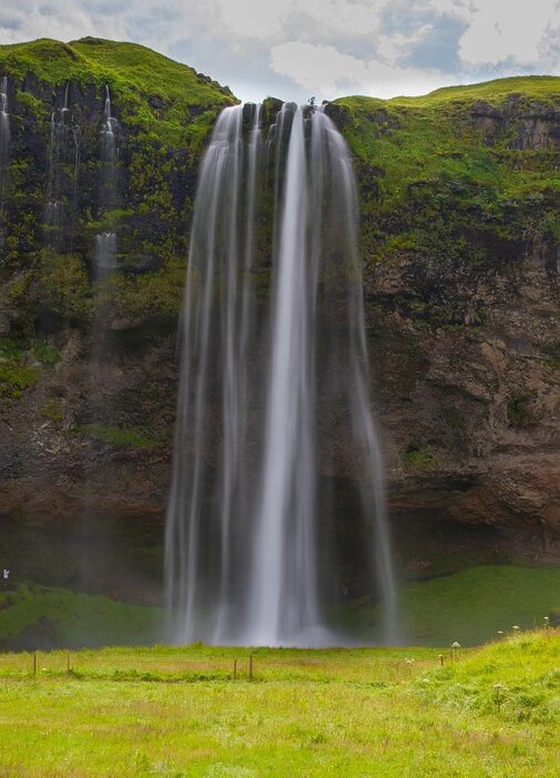 red dirt waterfall